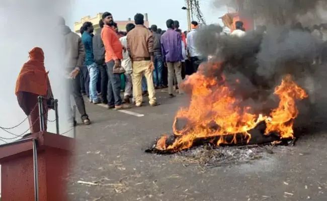 ಬೀದರ್: ಬಸವಣ್ಣನ ಮೂರ್ತಿಗೆ ಅವಮಾನ; ರಸ್ತೆ ತಡೆದು ಪ್ರತಿಭಟನೆ.!