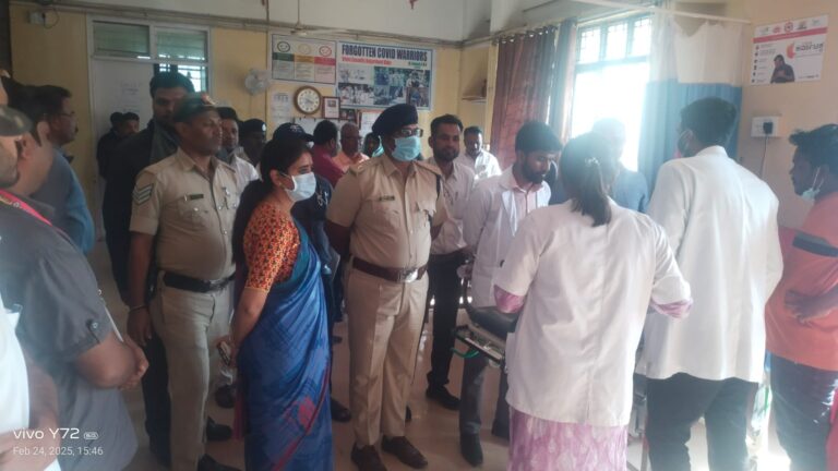 ಗಾಯಾಳುಗಳ ಆರೋಗ್ಯ ವಿಚಾರಿಸಿದ ಜಿಲ್ಲಾಧಿಕಾರಿ ಶಿಲ್ಪಾ ಶರ್ಮಾ.!