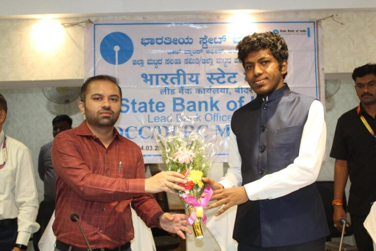 ಔರಾದ್ ಪಟ್ಟಣದಲ್ಲಿ ಹೆಚ್ಚುವರಿ SBI BANK ಶಾಖೆ ಸಿಪ್ರದಲಿ. ಸಂಸದ ಸಾಗರ ಖಂಡ್ರೆ
