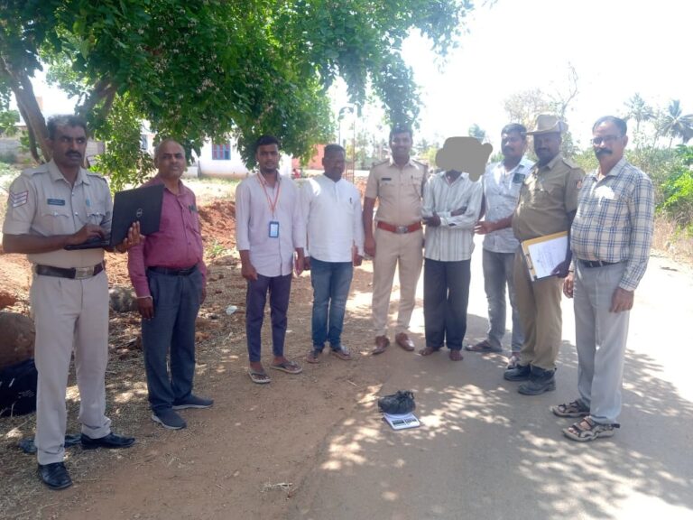 ಚಾಮರಾಜನಗರ|138 ಗ್ರಾಂ ಒಣ ಗಾಂಜಾ ವಶ.