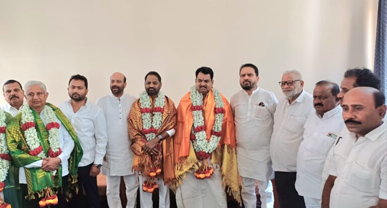 ಬೀದರ | ಕೆಪಿಸಿಸಿ ಕಾರ್ಯಾಧ್ಯಕ್ಷರಾದ ವಸಂತಕುಮಾರ ಅವರು ಭೇಟಿ