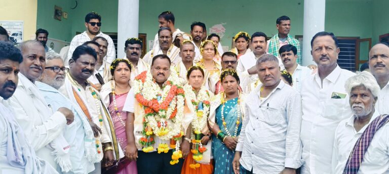 ಹೊನ್ನೂರು ಗ್ರಾಪಂ ಅಧ್ಯಕ್ಷರಾಗಿ ಎಂ ಗುರುಪ್ರಸಾದ್, ಉಪಾಧ್ಯಕ್ಷರಾಗಿ ನೇತ್ರಾವತಿ ಆಯ್ಕೆ.