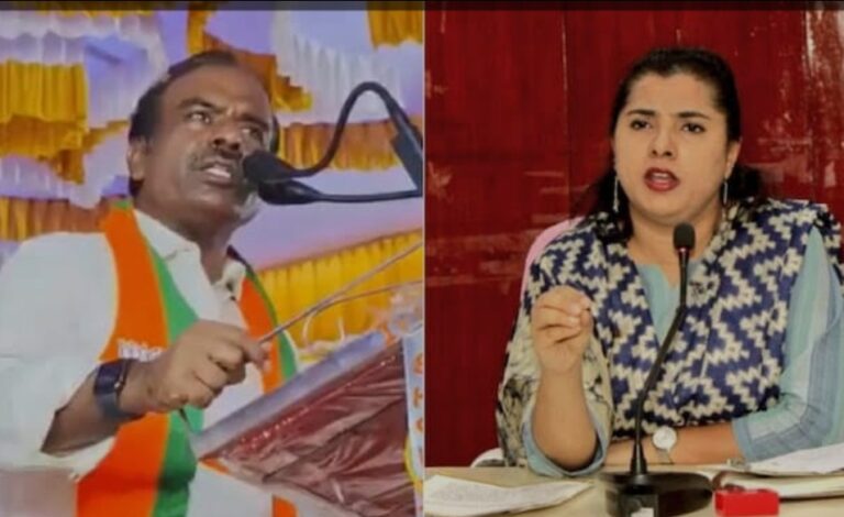 ಜಿಲ್ಲಾಧಿಕಾರಿ ಪೌಝಿಯಾ ‘ಪಾಕಿಸ್ತಾನಿ’ ಎಂದ ಬಿಜೆಪಿ ಮುಖಂಡ ಎನ್. ರವಿಕುಮಾರ್.
