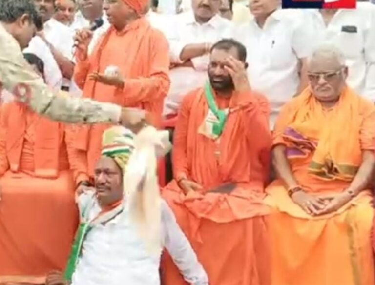 ತಿರಂಗ ಯಾತ್ರೆ ವೇಳೆ ಶಾಸಕ ಪ್ರಭು ಚೌಹಾಣ್ ತೀವ್ರ ಅಸ್ವಸ್ಥ: ಆಸ್ಪತ್ರೆಗೆ ದಾಖಲು