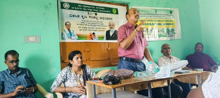 ಕೆಸ್ತೂರಿನಲ್ಲಿ ರೈತರು ಮತ್ತು ಅಧಿಕಾರಿಗಳ ನಡುವೆ ವಾಗ್ವಾದ.