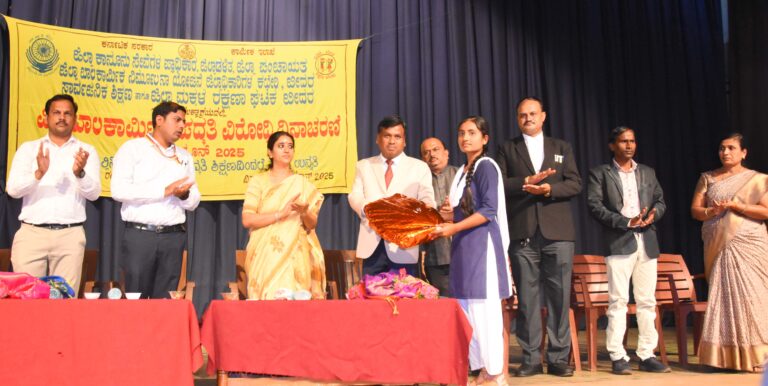 ಬಾಲಕಾರ್ಮಿಕರನ್ನು ಕೆಲಸಕ್ಕೆ ನೇಮಿಸಿಕೊಂಡರೆಕಾನೂನು ಕ್ರಮ-ಜಿಲ್ಲಾಧಿಕಾರಿ ಶಿಲ್ಪಾ ಶರ್ಮಾ