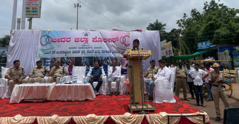 ಮಾದಕ ವಸ್ತು ಮಾರಾಟಗಾರರ ಮಾಹಿತಿ ಇದ್ದರೆ ಪೊಲೀಸ್ ಇಲಾಖೆಗೆ ನೀಡಿ-ಎಸ್‌ಪಿ ಪ್ರದೀಪ್ ಗುಂಟಿ