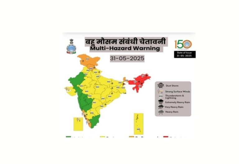 ಹವಾಮಾನದಲ್ಲಿ ಬದಲಾವಣೆಯಾಗಿದೆ. ಭಾರತೀಯ ಹವಾಮಾನ ಇಲಾಖೆ-ಐಎಂಡಿ ಪ್ರಕಾರ ವಿವಿಧ ರಾಜ್ಯದಲ್ಲಿ ಮಳೆ ಸಾಧೇತ್ಯೆ