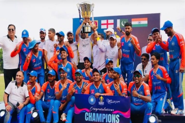 ಟ್ರಿನಿಡಾಡ್ ಮತ್ತು ಟೊಬಾಗೋ ವಿರುದ್ಧದ 5 ಪಂದ್ಯಗಳ ಸರಣಿಯಲ್ಲಿ ಐತಿಹಾಸಿಕ ಗೆಲುವು ಸಾಧಿಸಿದ ಭಾರತೀಯ ಕಿವುಡರ ಕ್ರಿಕೆಟ್ ತಂಡ