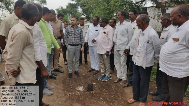 ಜಲಜೀವನ ಮೀಷನ್ ಕಾಮಗಾರಿಗಳು ಪರಿವೀಕ್ಷಣೆ ಮಾಡಿದಜಿಲ್ಲಾ ಪಂಚಾಯತ ಸಿಇಓ ಡಾ.ಗಿರೀಶ್ ಬದೋಲೆ