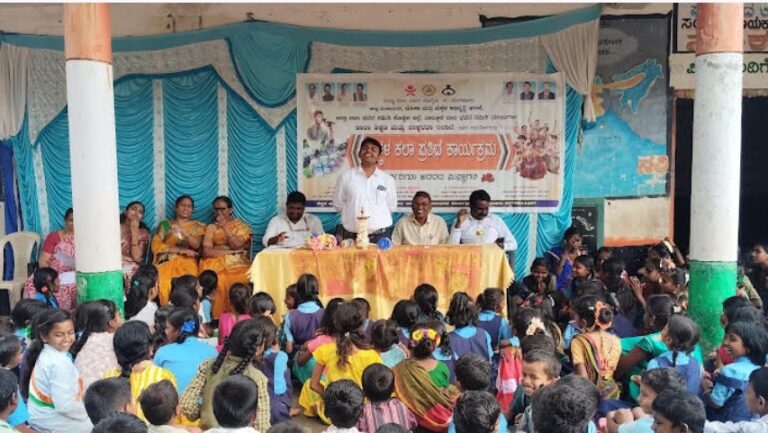 ಯಲಬುರ್ಗಾದ ಸರಕಾರಿ ಹಿರಿಯ ಪ್ರಾಥಮಿಕ ಶಾಲೆಯಲ್ಲಿ ಮಕ್ಕಳ ಕಲಾ ಪ್ರತಿಭೆ ಕಾರ್ಯಕ್ರಮ