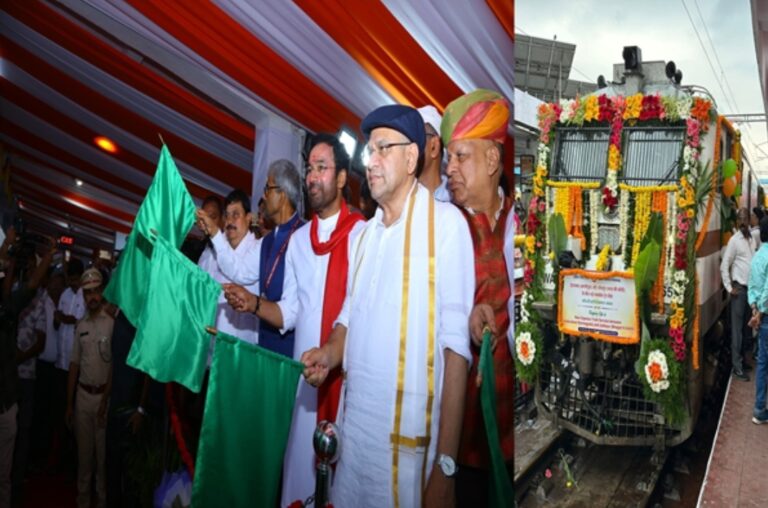 ಹೈದರಾಬಾದ್ ನಿಂದ ಜೋಧ್‌ಪುರಕ್ಕೆ ಹೊಸ ಎಕ್ಸ್‌ಪ್ರೆಸ್ ರೈಲಿಗೆ ಹಸಿರು ನಿಶಾನೆ