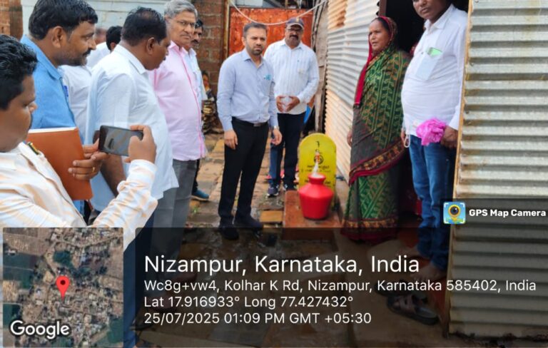 ಮುಖ್ಯ ಕಾರ್ಯನಿರ್ವಾಹಕ ಅಧಿಕಾರಿಗಳಿಂದ ಜಲ ಜೀವನ್ ಮಿಷನ್ ಕಾಮಗಾರಿಗಳ ಪರಿಶೀಲನೆ