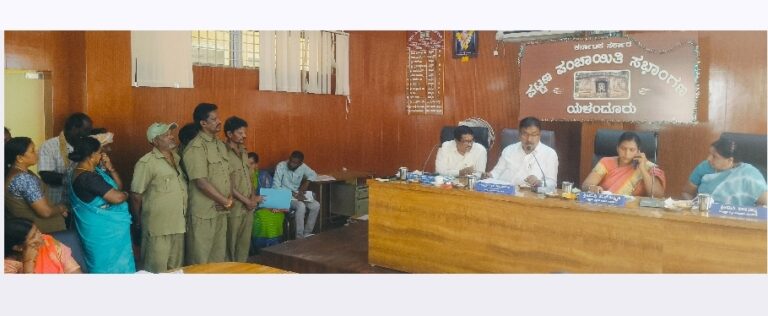 ಯಳಂದೂರು ಪಟ್ಟಣ ಪಂಚಾಯತಿಯಲ್ಲಿ ಸಾಮಾನ್ಯ ಸಭೆ.