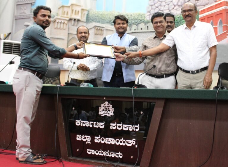 ಕಾರ್ಯಕ್ಷಮತೆ ಆಧರಿಸಿ ಪಿಡಿಓಗಳಿಗೆಪ್ರಶಂಶನೀಯ ಪತ್ರ: ಈಶ್ವರ್ ಕುಮಾರ್ ಕಾಂದೂ