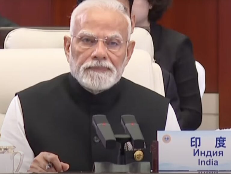 ಚೀನಾದಲ್ಲಿ ನಡೆಯುತ್ತಿರುವ ಎಸ್‌ಸಿಒ ಶೃಂಗಸಭೆಯ ಸಮಗ್ರ ಅಧಿವೇಶನದಲ್ಲಿ ಪ್ರಧಾನಿ ಮೋದಿ ಭಾಷಣ.
