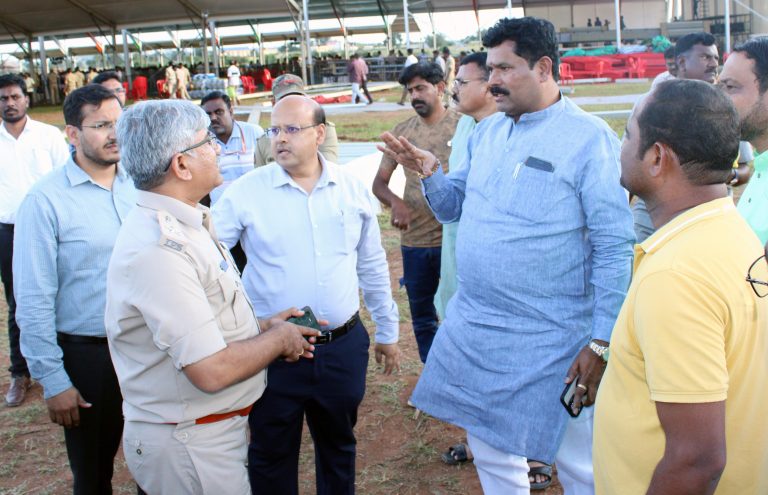 ಮುಖ್ಯಮಂತ್ರಿಗಳ ಕಾರ್ಯಕ್ರಮ: ಕೊಪ್ಪಳ ಜಿಲ್ಲಾ ಉಸ್ತುವಾರಿ ಸಚಿವರಿಂದ ಸಿದ್ಧತೆ ಪರಿಶೀಲನೆ