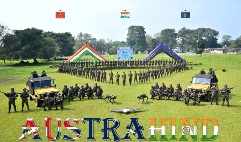 ಭಾರತ-ಆಸ್ಟ್ರೇಲಿಯಾ ಜಂಟಿ ಮಿಲಿಟರಿ ವ್ಯಾಯಾಮ ‘ಆಸ್ಟ್ರಾಗಹಿಂದ್ 2025’ ಅಕ್ಟೋಬರ್ 13 ರಂದು ಪರ್ತ್‌ನಲ್ಲಿ ಪ್ರಾರಂಭವಾಗಲಿದೆ.