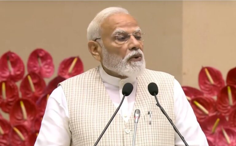 ದೇಶದ ಪ್ರಜಾಪ್ರಭುತ್ವವನ್ನು ಬಲಪಡಿಸಲು ನಾರಿ ಶಕ್ತಿ ವಂದನ ಕಾಯ್ದೆಯನ್ನು ಜಾರಿಗೆ ತರಬೇಕು,ಪ್ರಧಾನಿ ಮೋದಿ.