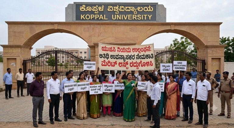 ಅತಿಥಿ ಉಪನ್ಯಾಸಕರ ನೇಮಕಾತಿಯಲ್ಲಿ ಯುಜಿಸಿ ನಿಯಮ ಉಲಂಘಿಸಿ ಮಾಡಿ ಸ್ವ ಇಚ್ಛೇ ಪ್ರಕಾರ ಮೆರಿಟ್ ಲಿಸ್ಟ್!
